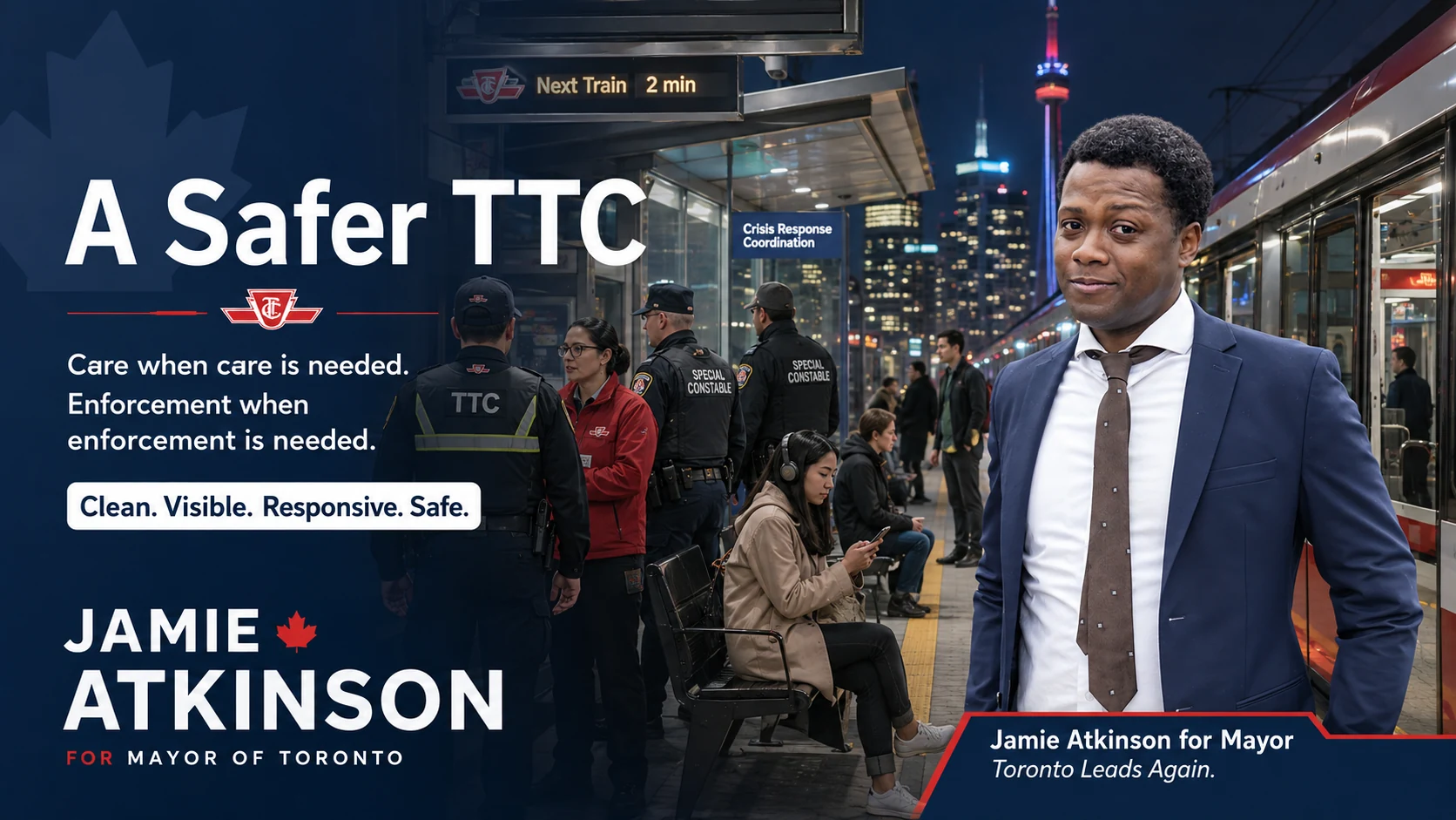 Visuel de campagne pour un TTC plus sûr